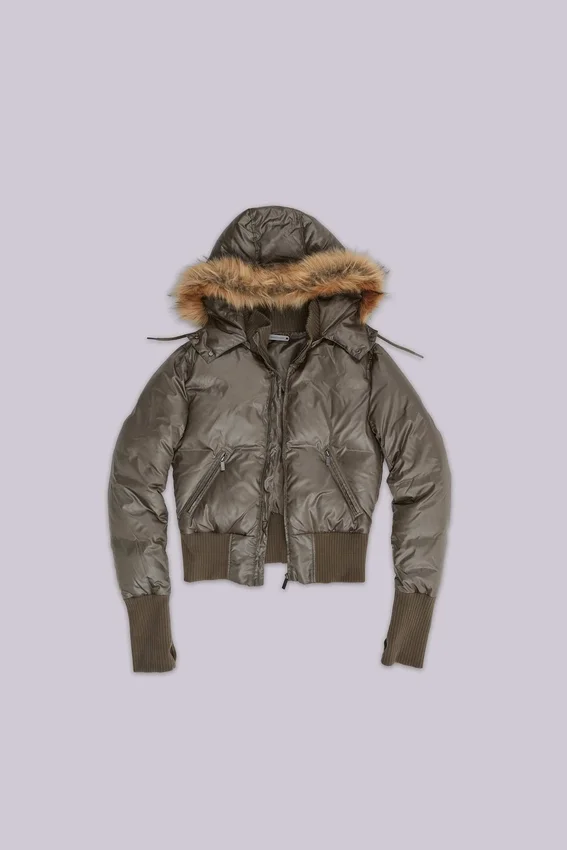 Khaki-farbene Mercury-Jacke