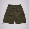 Khaki Parachute Cargo-Baggy-Shorts