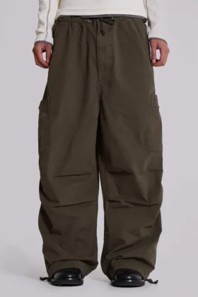 Khaki Parachute Cargo-Hose