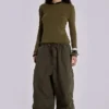 Khaki Parachute Cargo-Hose