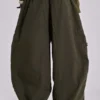 Khaki Parachute Cargo-Hose