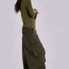 Khaki Parachute Cargo-Hose