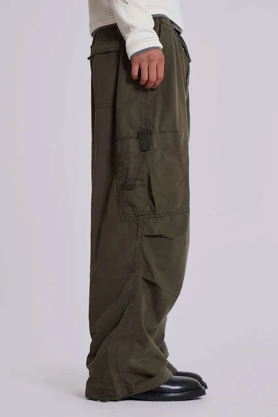 Khaki Parachute Cargo-Hose