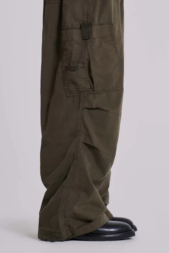 Khaki Parachute Cargo-Hose