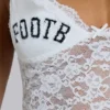 Kickoff-Cami-Oberteil aus Spitze