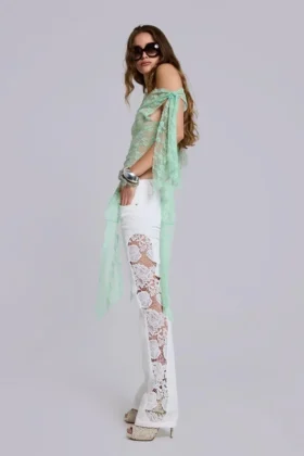 Lace Cooper Bootcut-Jeans