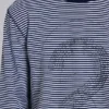 Langärmliges Oberteil „62 Stripe“ in Marineblau