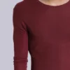 Langärmliges Oberteil „Burgundy Haze“
