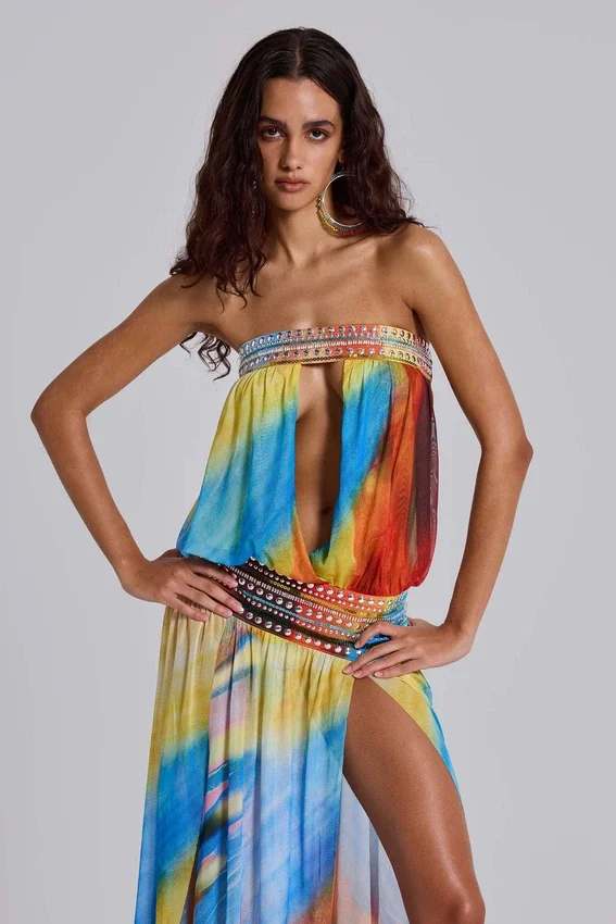Livia Bandeau-Maxikleid