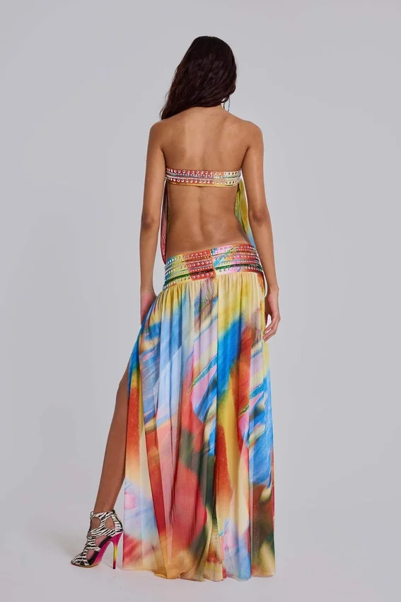 Livia Bandeau-Maxikleid
