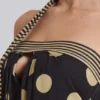 Lola trägerloses Minikleid mit Polka-Dot-Streifen