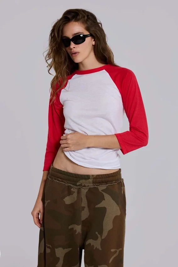 Los Angeles Raglan-Oberteil