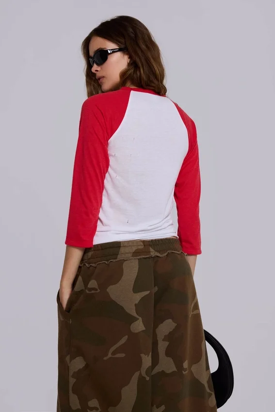 Los Angeles Raglan-Oberteil