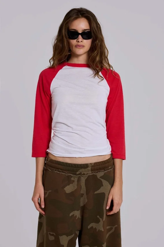 Los Angeles Raglan-Oberteil