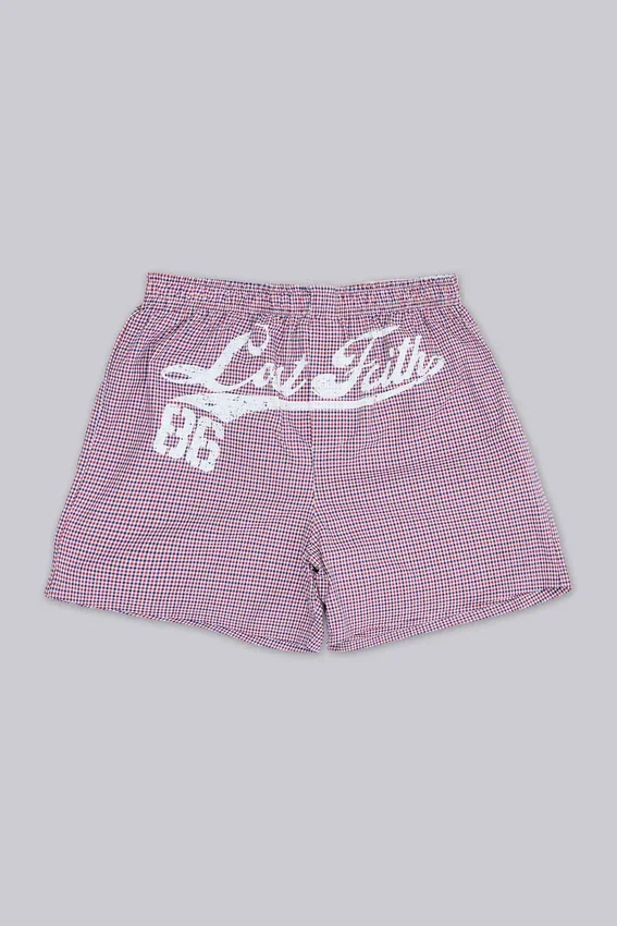 Lost Faith Boxershorts mit Karomuster