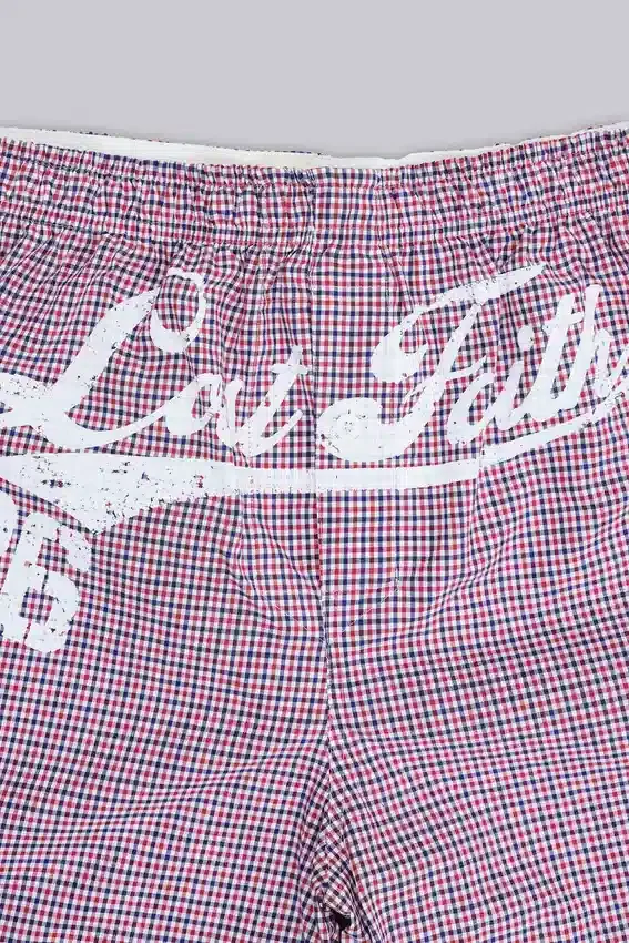 Lost Faith Boxershorts mit Karomuster