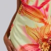Lucia rückenfreies Minikleid mit Blumenverzierung