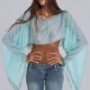 Lunet Cape-Top mit Nieten