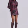 Oxblood Piston-Jacke