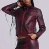 Oxblood Piston-Jacke