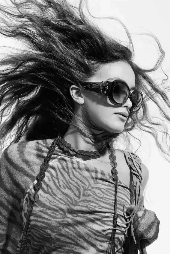 Majorette Oversized-Sonnenbrille in rundem Design in Braun