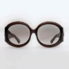 Majorette Oversized-Sonnenbrille in rundem Design in Braun