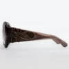 Majorette Oversized-Sonnenbrille in rundem Design in Braun