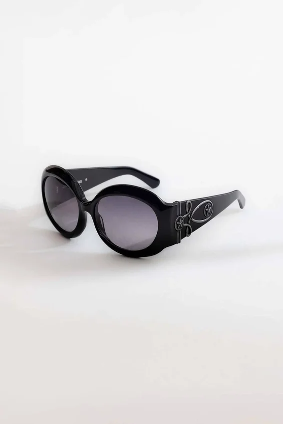 Majorette Oversized-Sonnenbrille in Schwarz