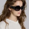 Majorette Oversized-Sonnenbrille in Schwarz