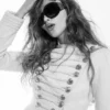 Majorette Oversized-Sonnenbrille in Schwarz