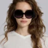 Majorette Oversized-Sonnenbrille in Schwarz