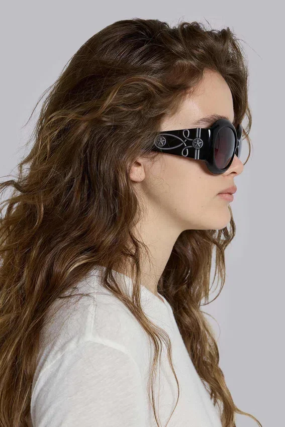 Majorette Oversized-Sonnenbrille in Schwarz