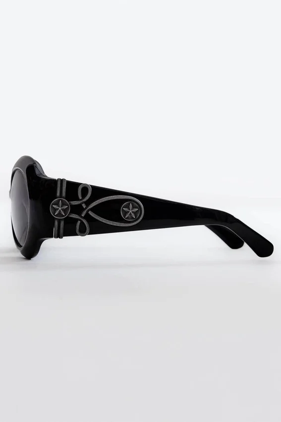 Majorette Oversized-Sonnenbrille in Schwarz