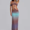 Marilis Ombré-Maxikleid