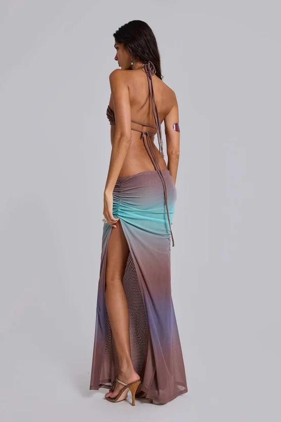 Marilis Ombré-Maxikleid