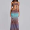 Marilis Ombré-Maxikleid