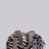 Marza PU-Leder-Tasche mit Nieten in Zebra-Optik