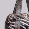 Marza PU-Leder-Tasche mit Nieten in Zebra-Optik