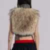 Meka-Strickbolero aus Kunstfell
