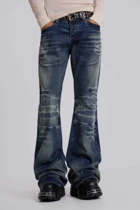 Mid Blue Drift Bootcut-Jeans