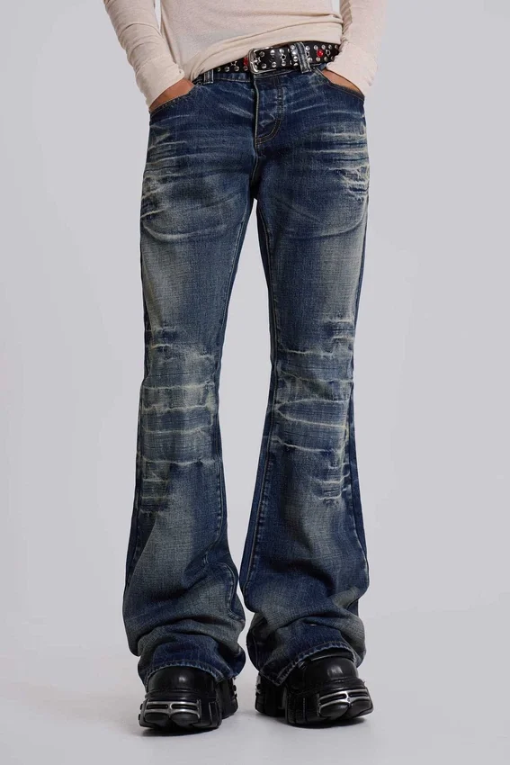 Mid Blue Drift Bootcut-Jeans