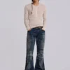 Mid Blue Drift Bootcut-Jeans