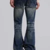 Mid Blue Drift Bootcut-Jeans