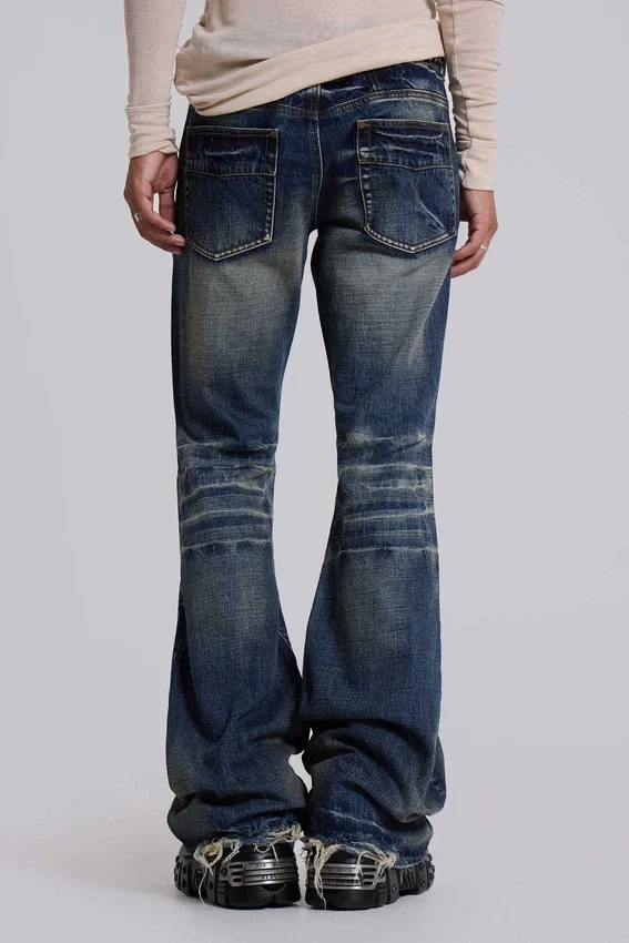 Mid Blue Drift Bootcut-Jeans