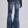 Mid Blue Drift Bootcut-Jeans