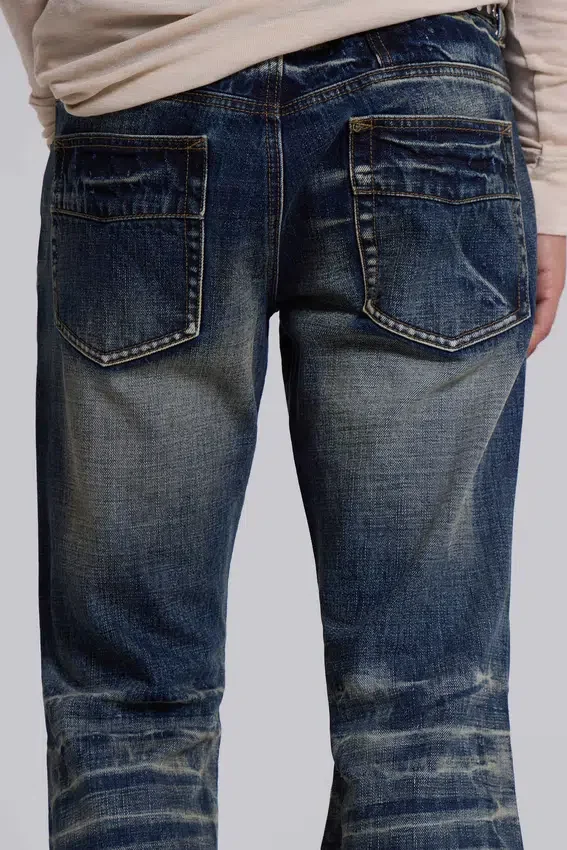 Mid Blue Drift Bootcut-Jeans