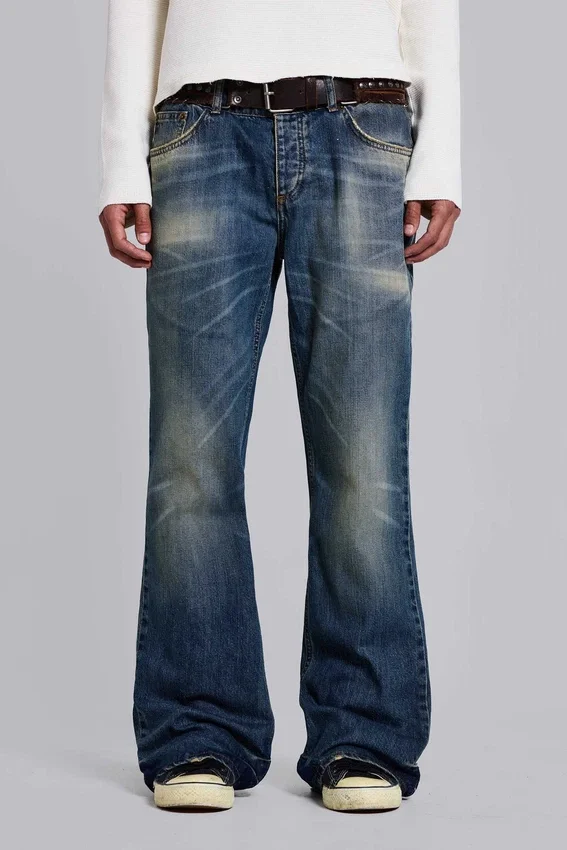 Mid Wash Blue Jude Bootcut-Jeans
