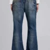 Mid Wash Blue Jude Bootcut-Jeans