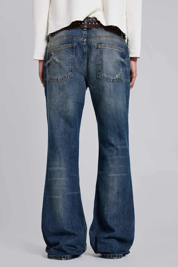 Mid Wash Blue Jude Bootcut-Jeans