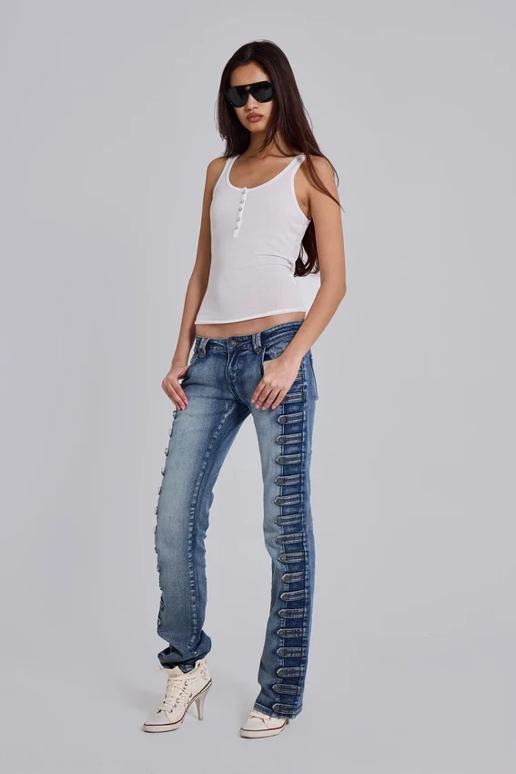 Military-Bootcut-Jeans „Cooper“